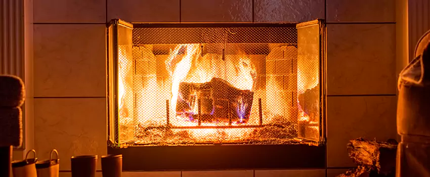 Mendota Hearth Landscape Fireplace Installation in Syracuse, New York