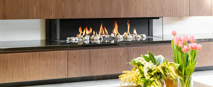 Double-height Fireplace Design Refurbishment in Syracuse, New York