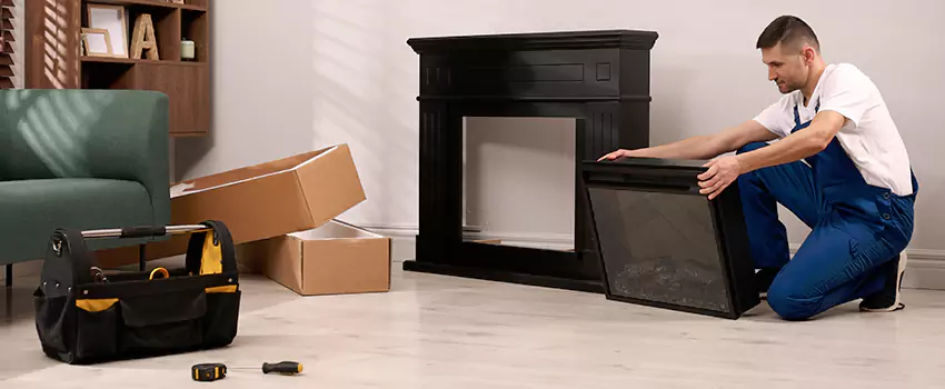 Old Rusted Metal Fireplace Repair And Replacement in Syracuse, NY